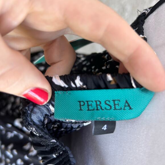 NWT Persea Crossover Front Midi Dress size 4 - Picture 6 of 7